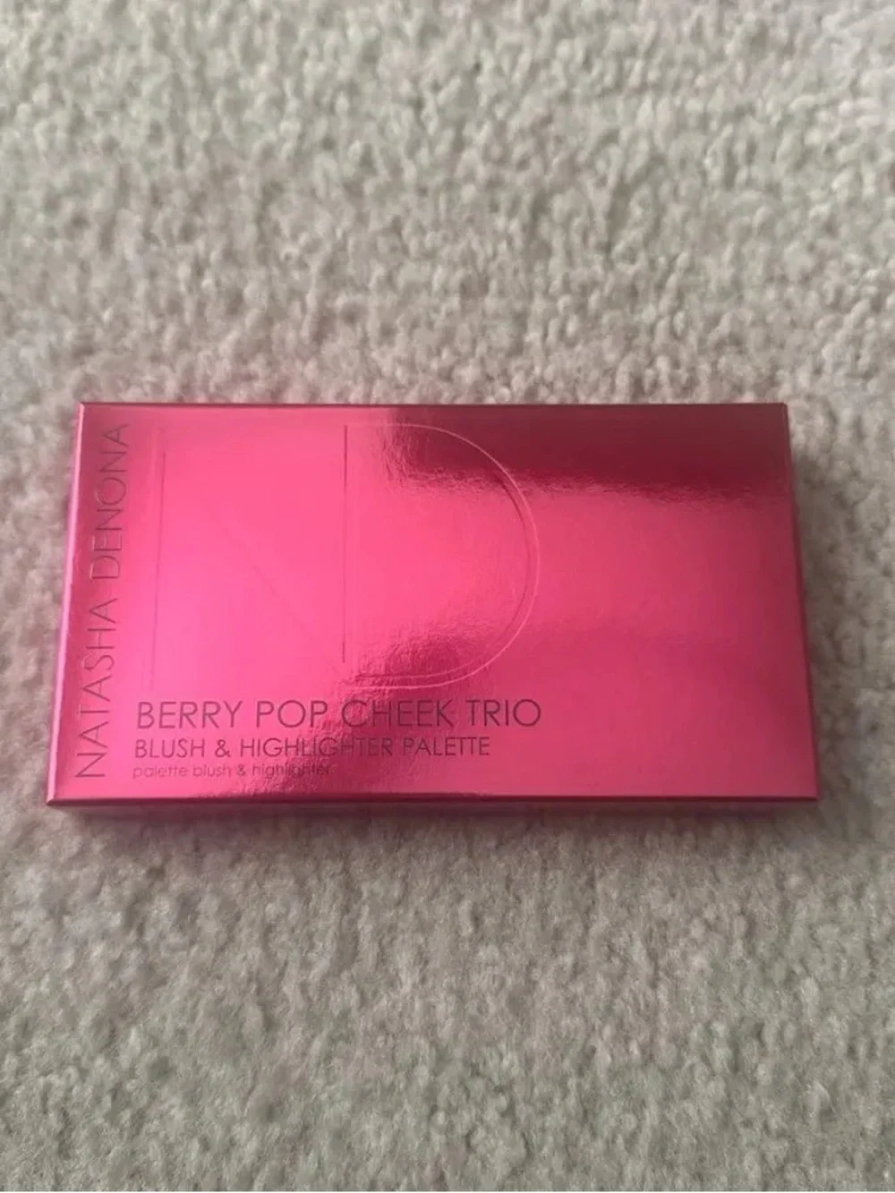 Natasha Denona Berry Pop Cheek Trio Palette - Hot Pink Mirror Finish